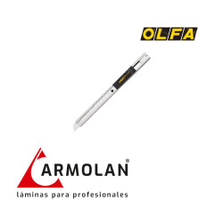 Olfa Silver Stainless Steel Knife SVR-2 Auto Lock
